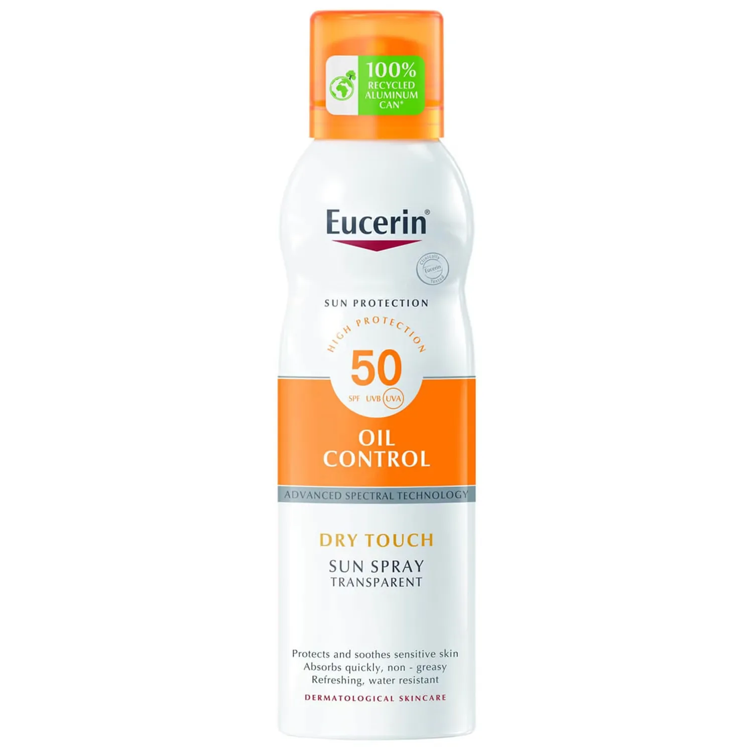 

Sensitive Protect Прозрачный солнцезащитный спрей Dry Touch SPF50 200 мл Eucerin