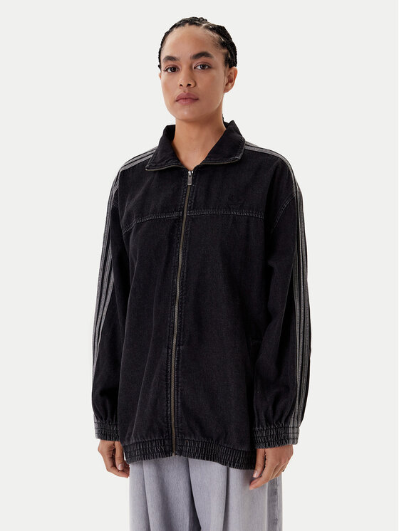 

Джинсовая куртка oversize adicolor Denim Adilenium JY2897 Adidas, чёрный, Черный, Джинсовая куртка oversize adicolor Denim Adilenium JY2897 Adidas, чёрный