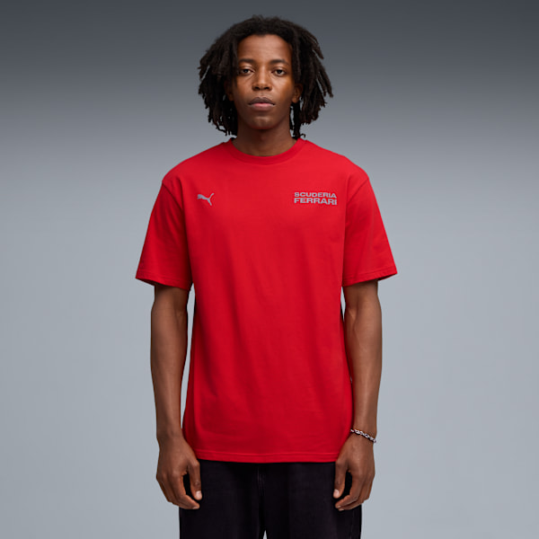 

Мужская футболка с символикой автоспорта Scuderia Ferrari Puma, красный