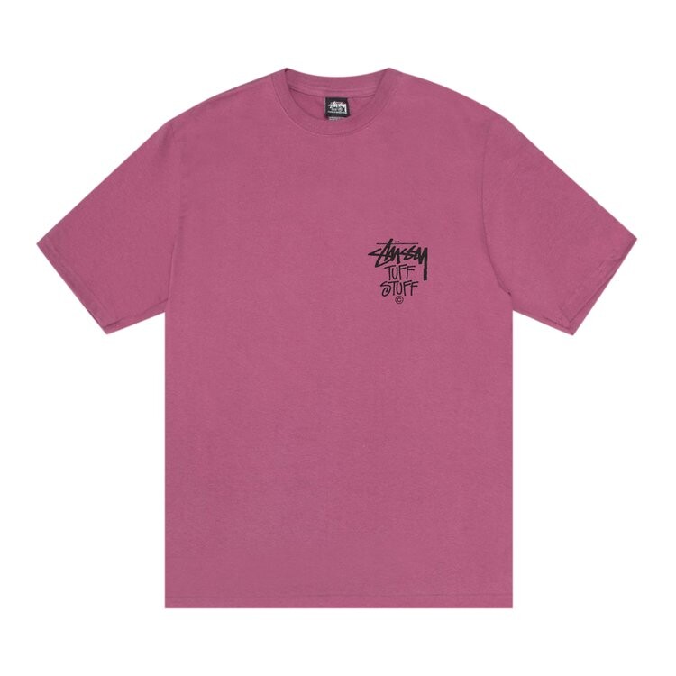 

Футболка Stussy Tuff Stuff Tee, розовый