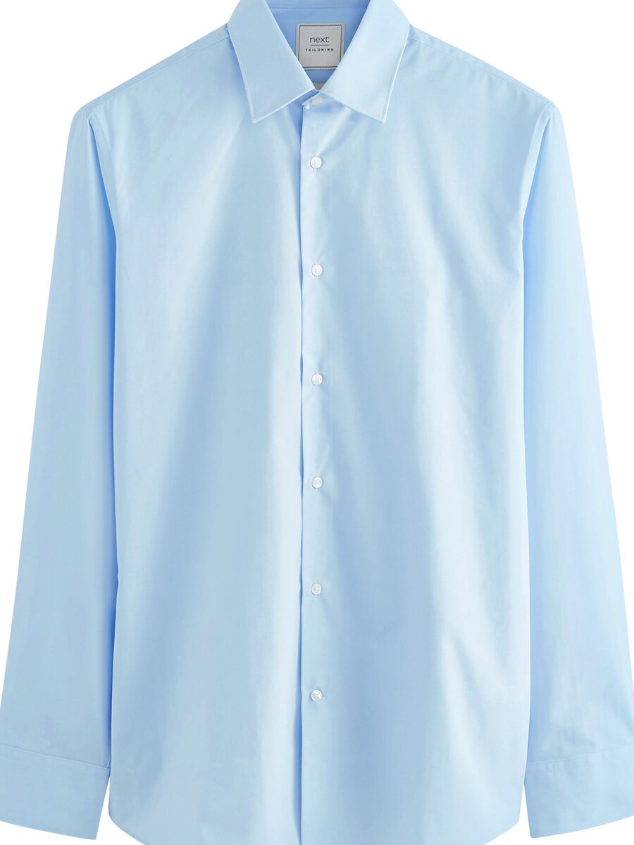 Приталенная рубашка на пуговицах Next, цвет Light blue/Rose/White — фото 4