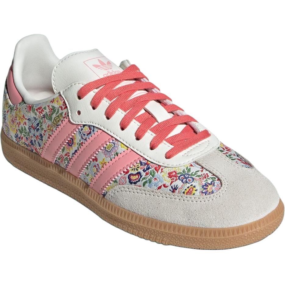 Adidas Originals Samba OG устойчивые к истиранию низкие детские скейтбординг кроссовки gray pink — фото 4