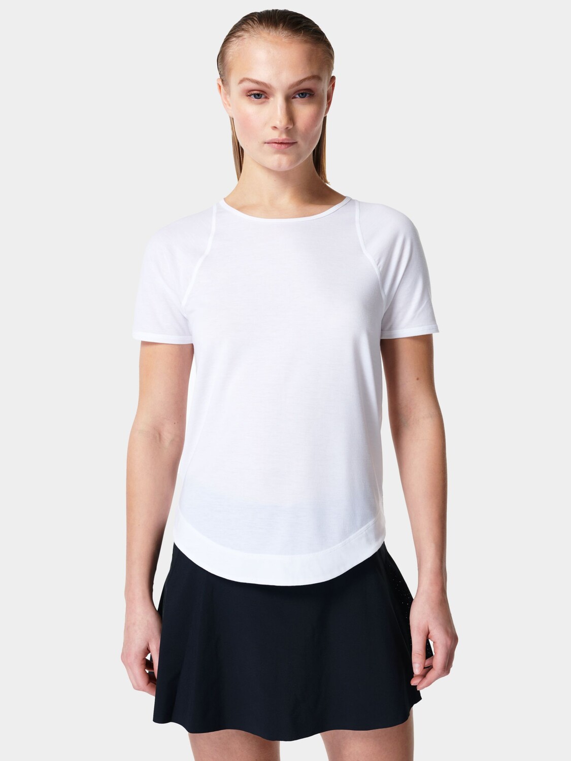 

Спортивная футболка с короткими рукавами Sweaty Betty Breathe Easy, белая