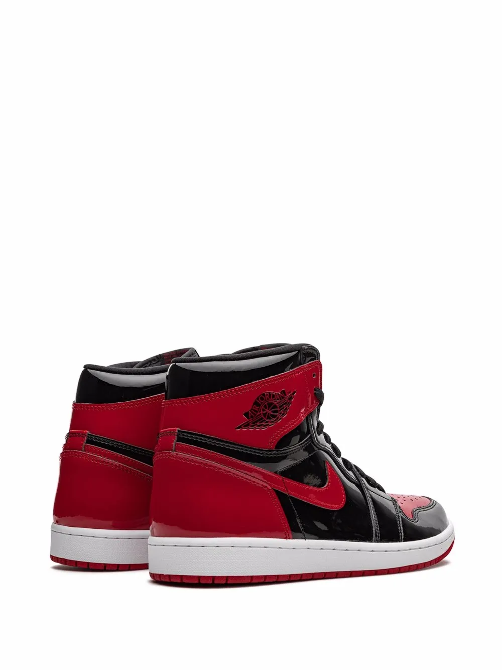 Кроссовки Air Jordan 1 Retro High OG Bred Patent, черный — фото 3