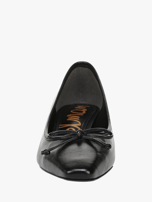 Кожаные туфли-лодочки Rinda на устойчивом каблуке Sam Edelman, Black — фото 3