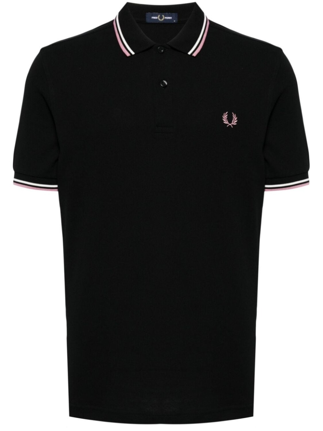 

Fred Perry рубашка поло Twin Tipped, черный