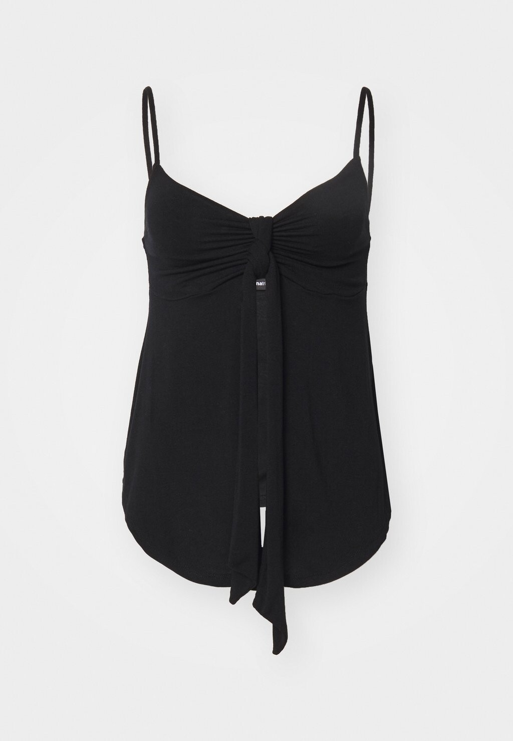 

Топ TIE SINGLET Gina Tricot, черный