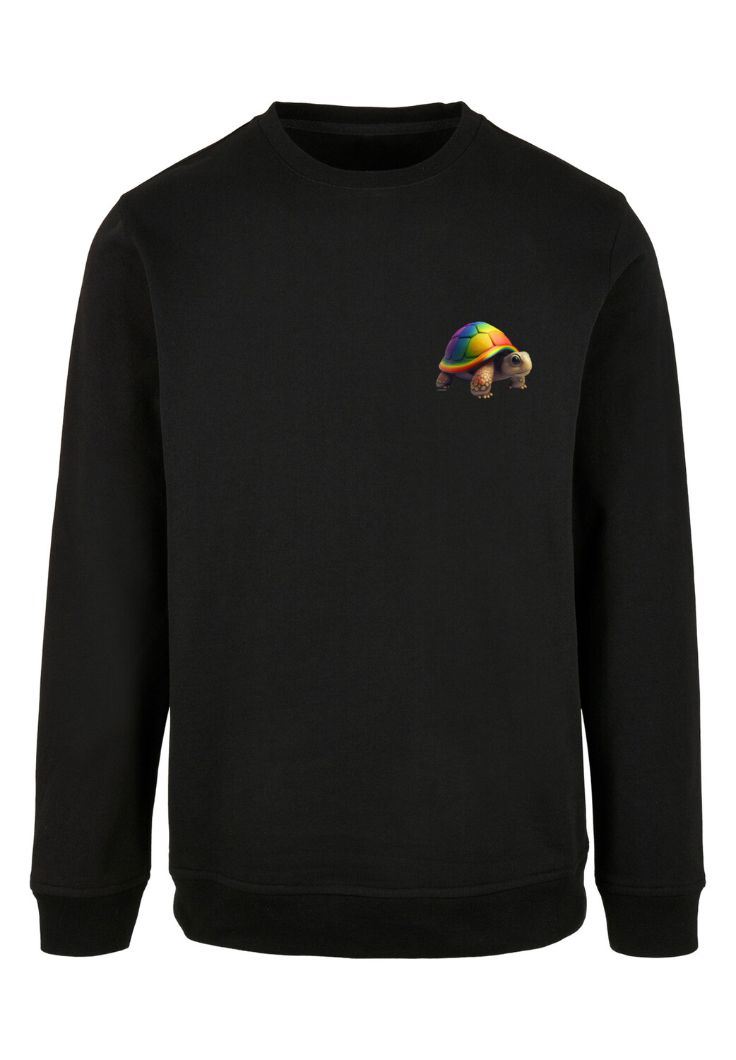 

Пуловер F4NT4STIC Sweatshirt Rainbow Turtle CREWNECK, черный