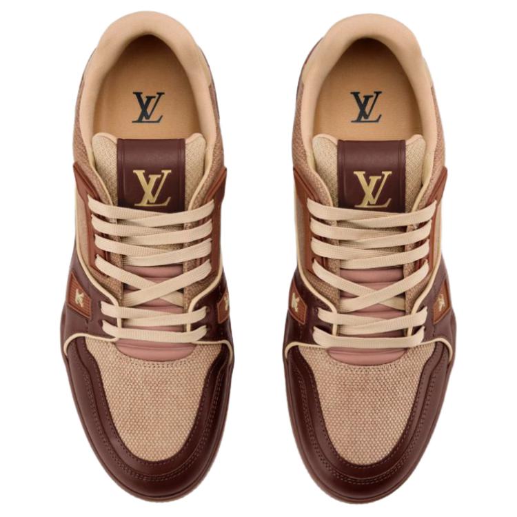 Кроссовки Trainer Low top Skateboard Shoes мужские Chestnut LOUIS VUITTON, Chestnut — фото 4