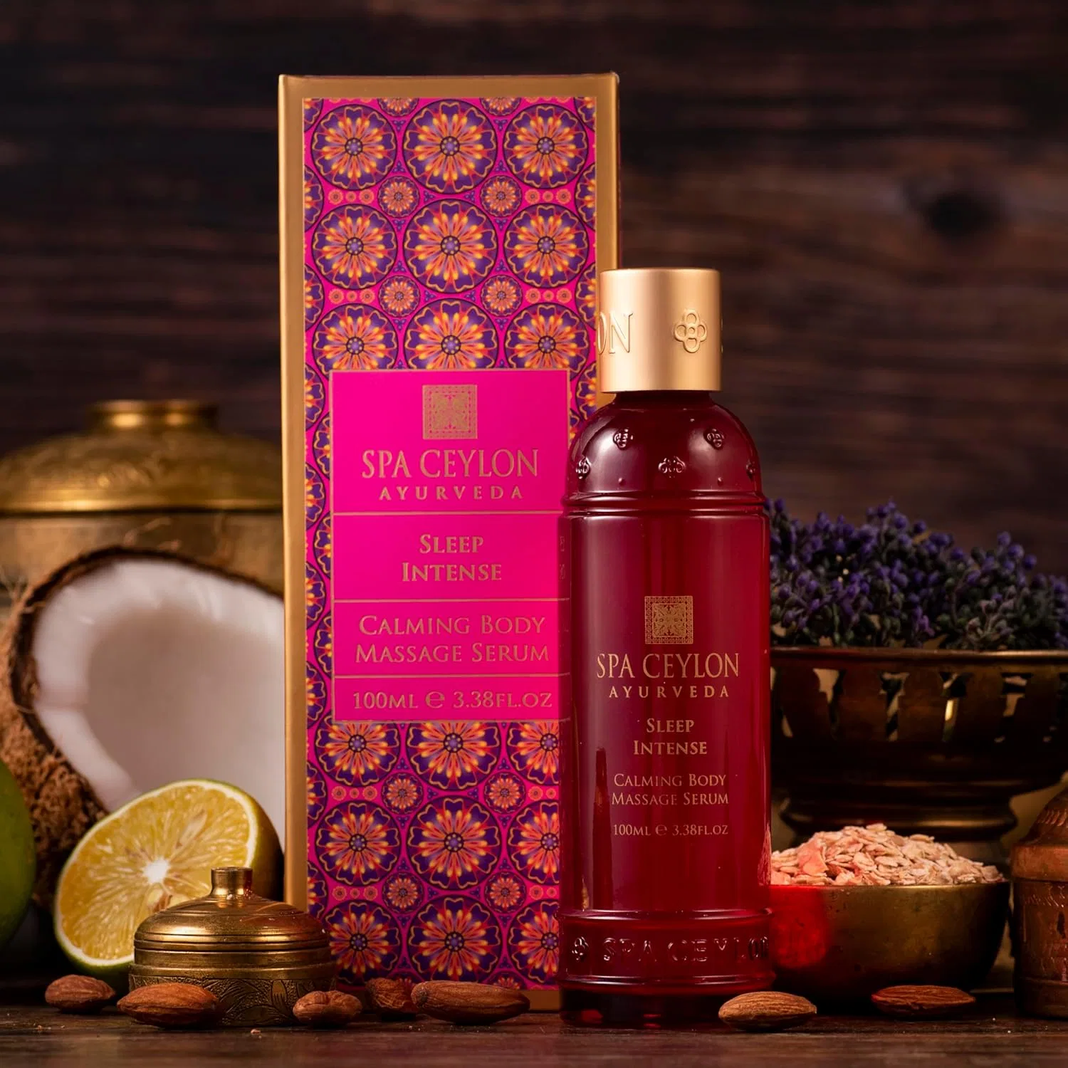 Массажное масло для тела с лавандой и нероли SPA CEYLON 100 мл