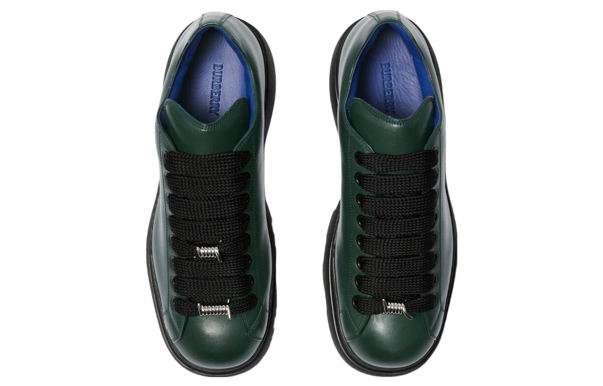 Кроссовки Burberry Lifestyle Shoes Men Low-top Vine Green, зеленый — фото 3