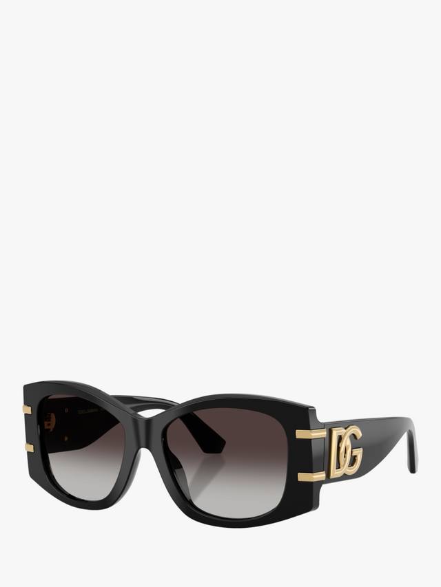 

DG4501 женские солнцезащитные очки Butterfly Dolce & Gabbana, Black/Purple Gradient