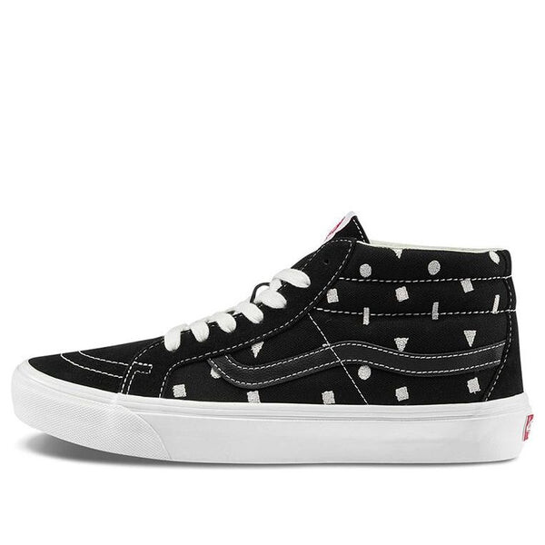 

Кроссовки og sk8-mid lx black geometry pattern Vans, черный