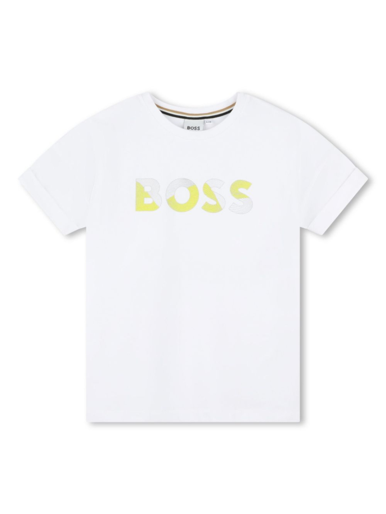 

BOSS Kidswear футболка с логотипом, белый