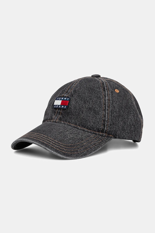 

Джинсовая кепка с козырьком Tommy Jeans, черный