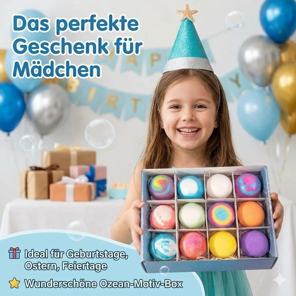 Набор из 12 бомбочек для ванны Playfizz с сюрпризом для детей Generisch, 1 — фото 4