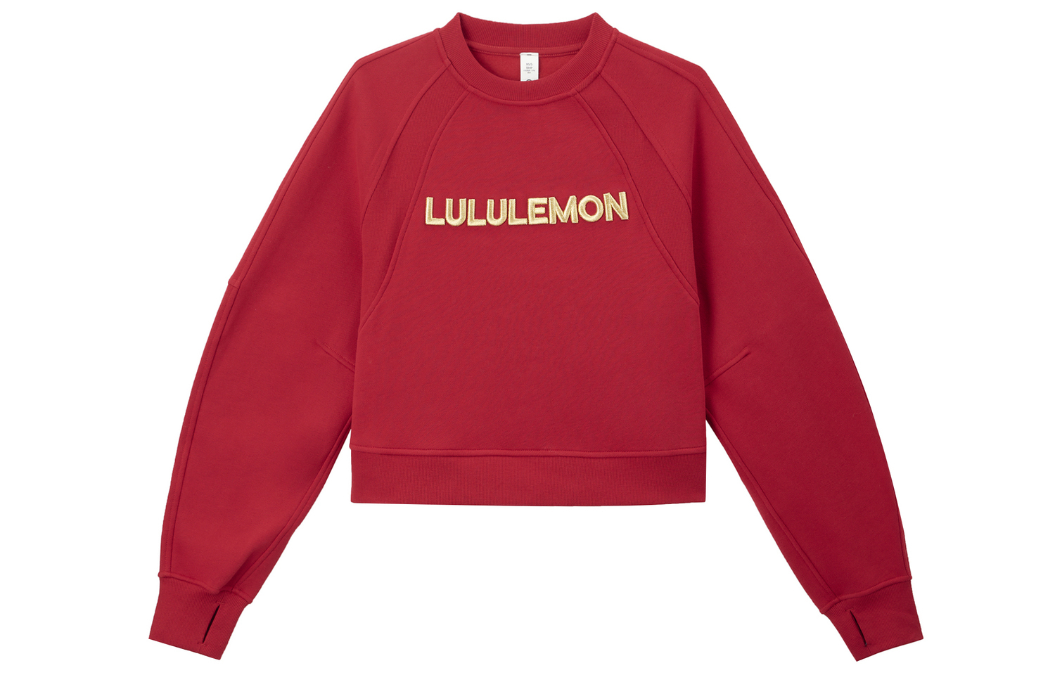 

Lululemon Свитшот Scuba Series женский темно-красный