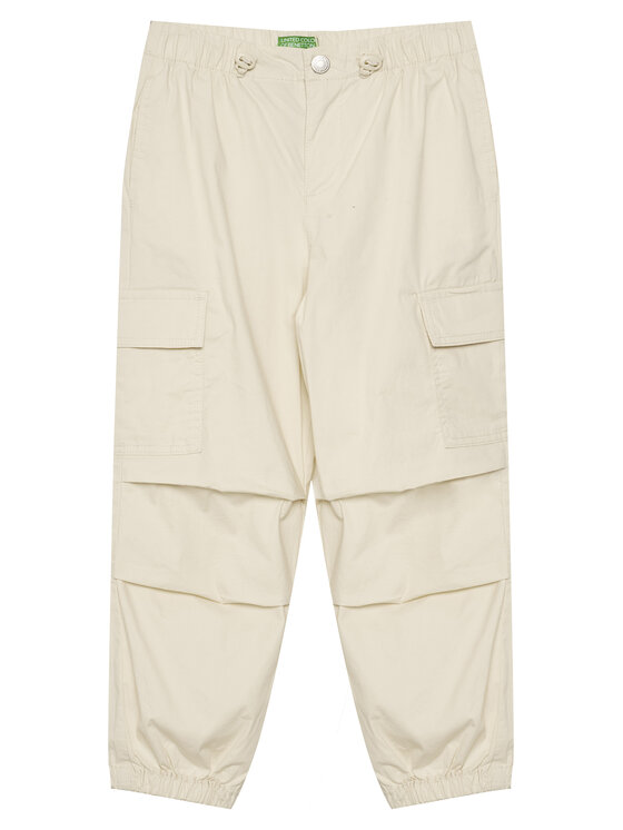

Брюки свободного покроя 4L2VCF046 United Colors Of Benetton, бежевый