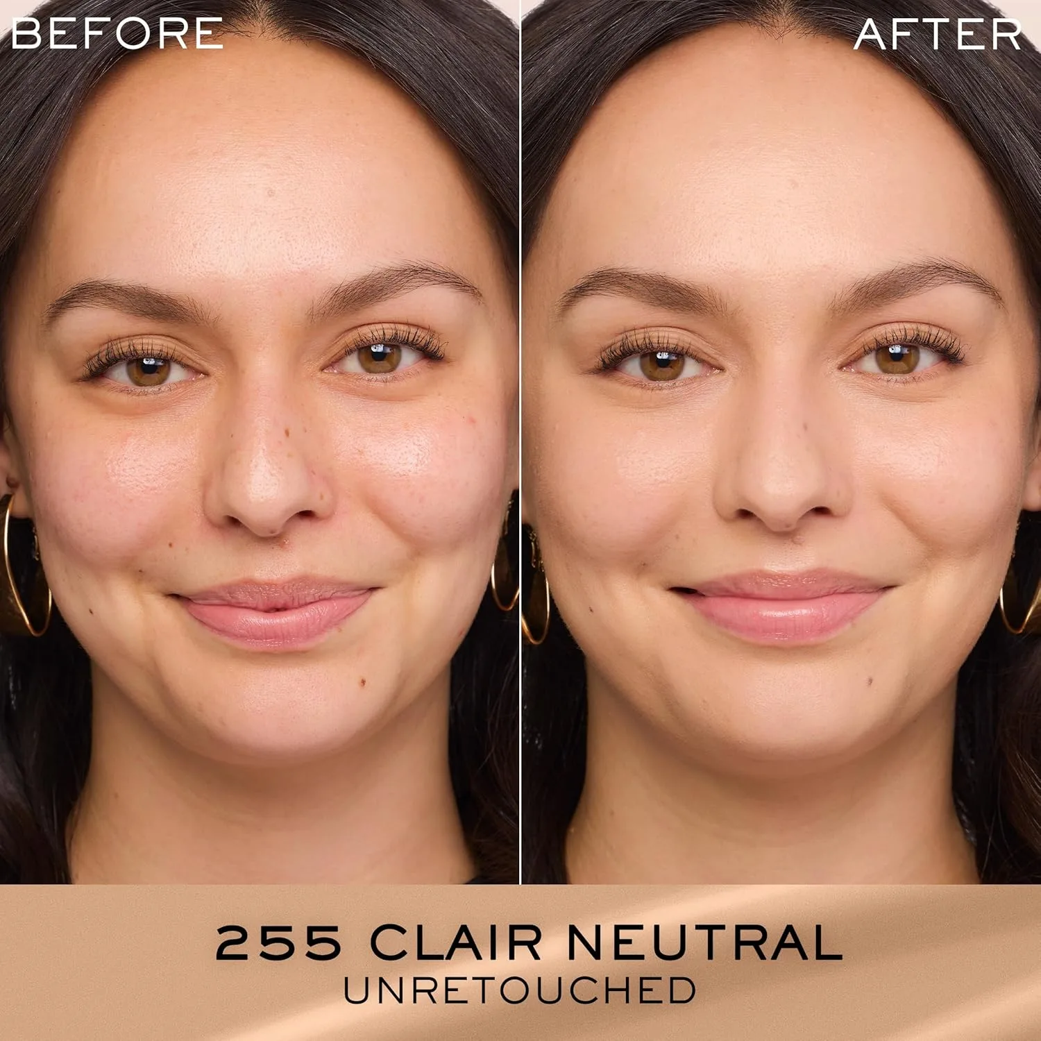 Тональный крем Lancôme Renergie Lift Makeup Foundation - легкая и увлажняющая формула, среднее-плотное покрытие, SPF 27, антивозрастной, лифтинг- и укрепляющий эффект, стойкость до 12 часов., 255 Clair 20 N: medium skin tones with neutral undert... — фото 3