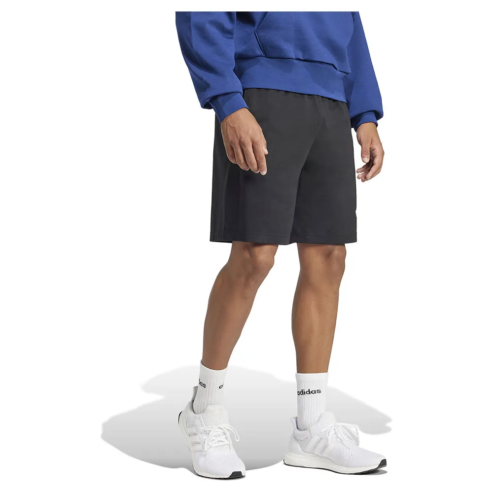Шорты adidas Essentials Big Logo Single Jersey, черный — фото 4