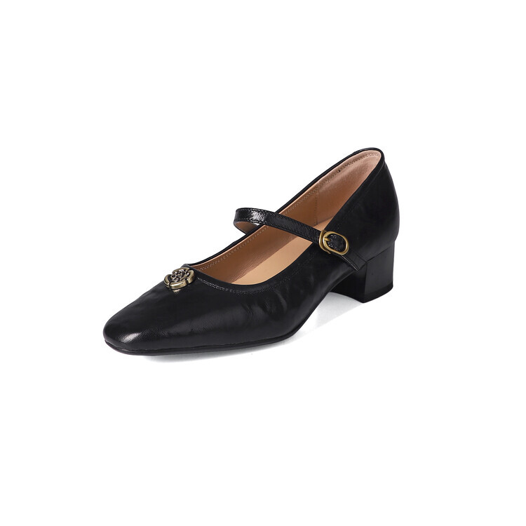 

Туфли Мэри Джейн женские Quicheshoes, коричневый