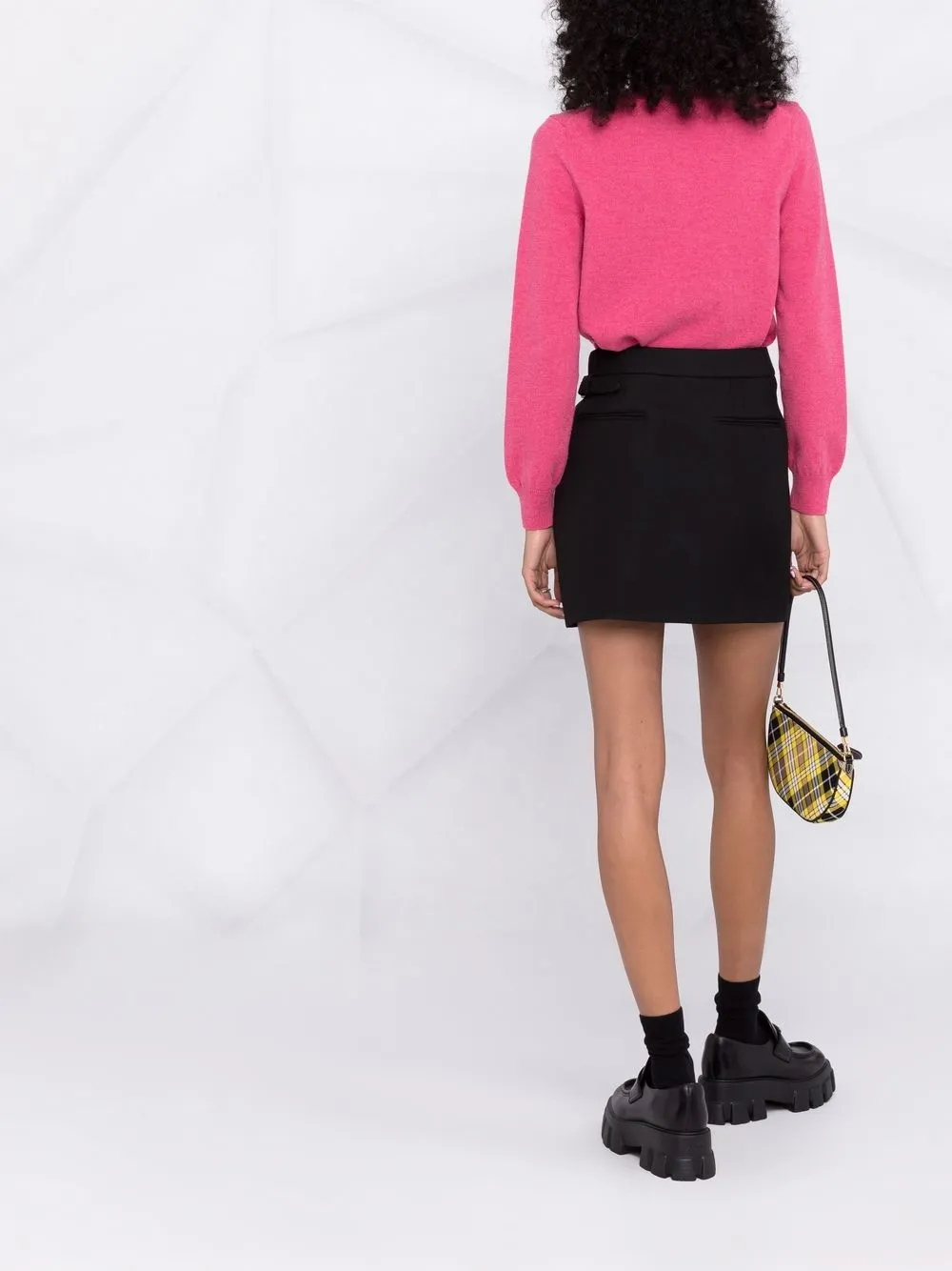 Кардиган тонкой вязки с нашивкой-логотипом Comme Des Garçons Play, розовый — фото 4