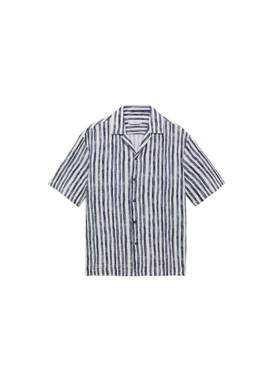 

Рубашка на пуговицах классического кроя MANGO MAN Pals, Night blue