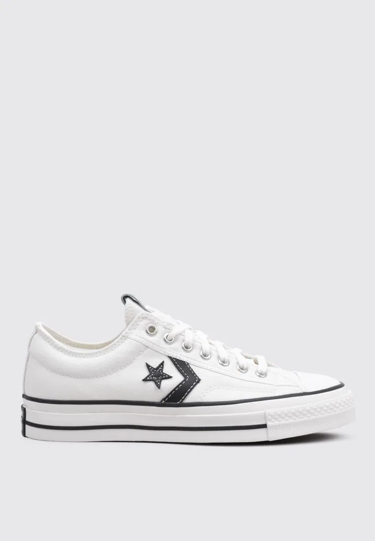 Кроссовки Converse Star Player 76 Premium Canvas Flat, White — фото 2