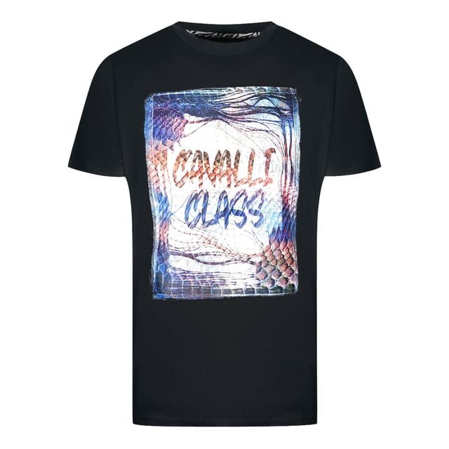 

Футболка с логотипом Box Cavalli Class, черный