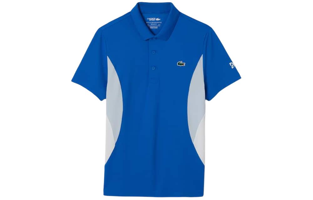 

Поло с вышитым логотипом X Novak Djokovic LACOSTE, ladig синий