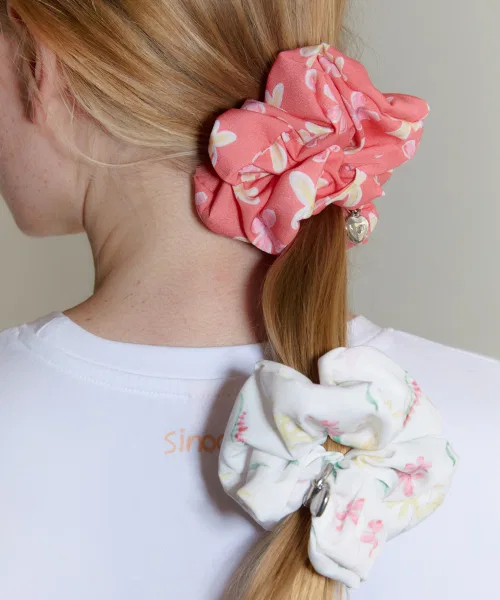 Резинка для волос Pattern Scrunch красный SINOON — фото 3