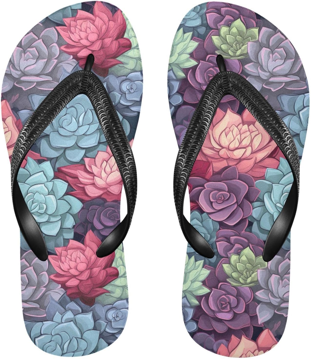 

Женские и мужские шлепанцы SPRIPORT с кактусом и суккулентами, красные, узкие, с мягкой подошвой, удобные повседневные сандалии с нескользящей резиновой подошвой, для ванной, душа, пляжа и летней прогулки