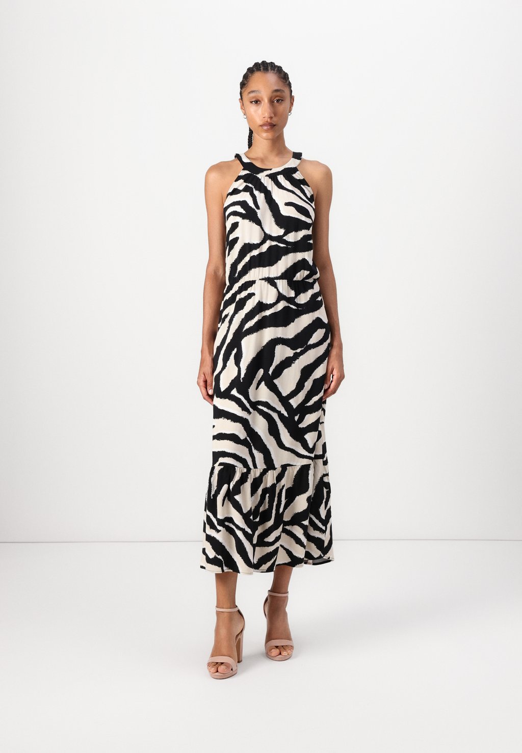 

Платье макси AMERICAN NECKLINE TOM TAILOR, мультиколор