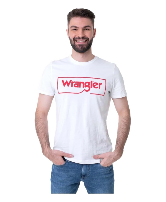 

Футболка Frame с логотипом Wrangler, белый