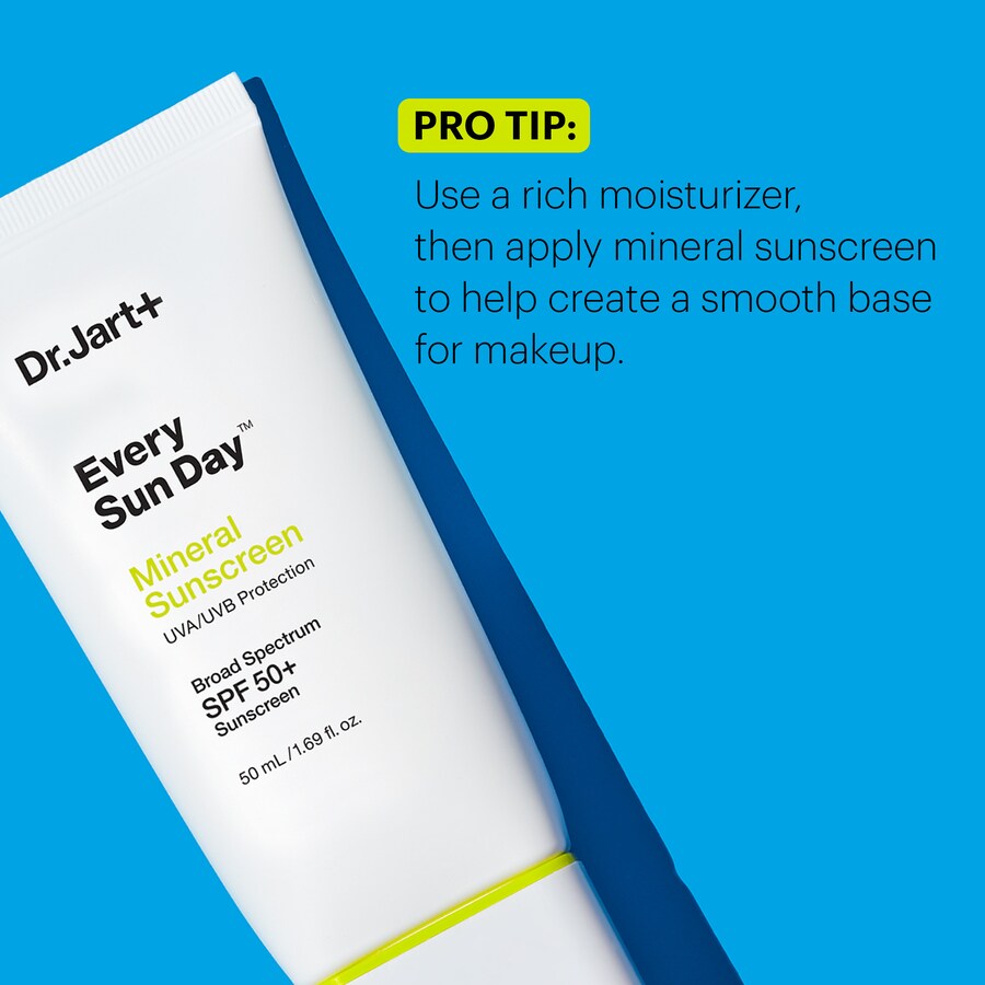 Минеральный корейский солнцезащитный крем Every Sun Day SPF 50+ Dr. Jart+, 1.69 oz /50 mL — фото 4