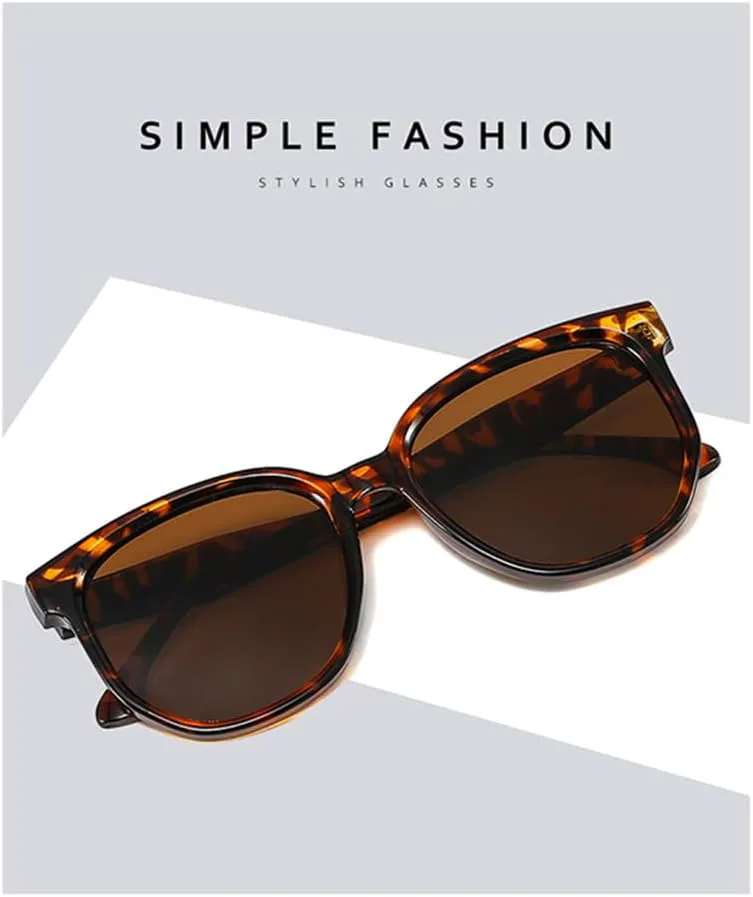 

Ретро большие солнцезащитные очки для женщин и мужчин, винтажные солнцезащитные очки с защитой от УФ-излучения UV400 для использования на открытом воздухе HCPIHF, 4