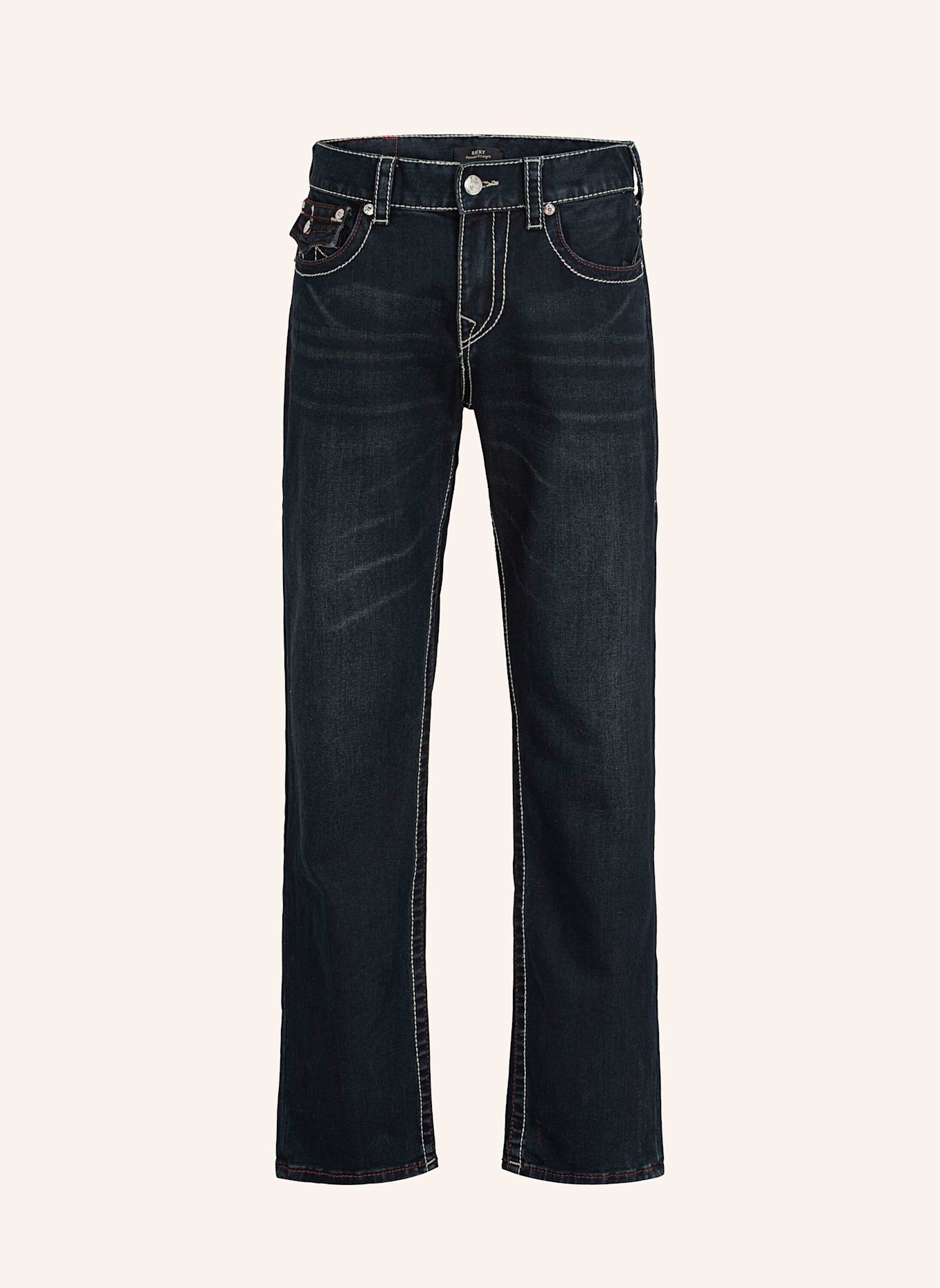 

Джинсы рики большой т True Religion, синий