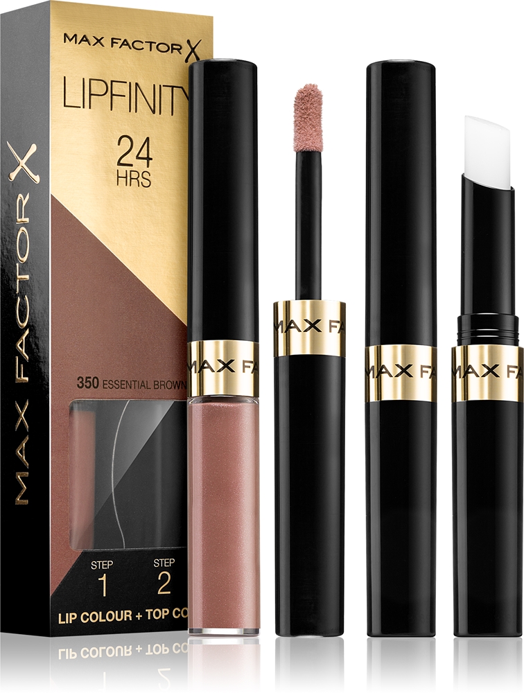 

Стойкая помада Lipfinity с бальзамом Max Factor, atspalvis 350 essential brown 4,2 гр