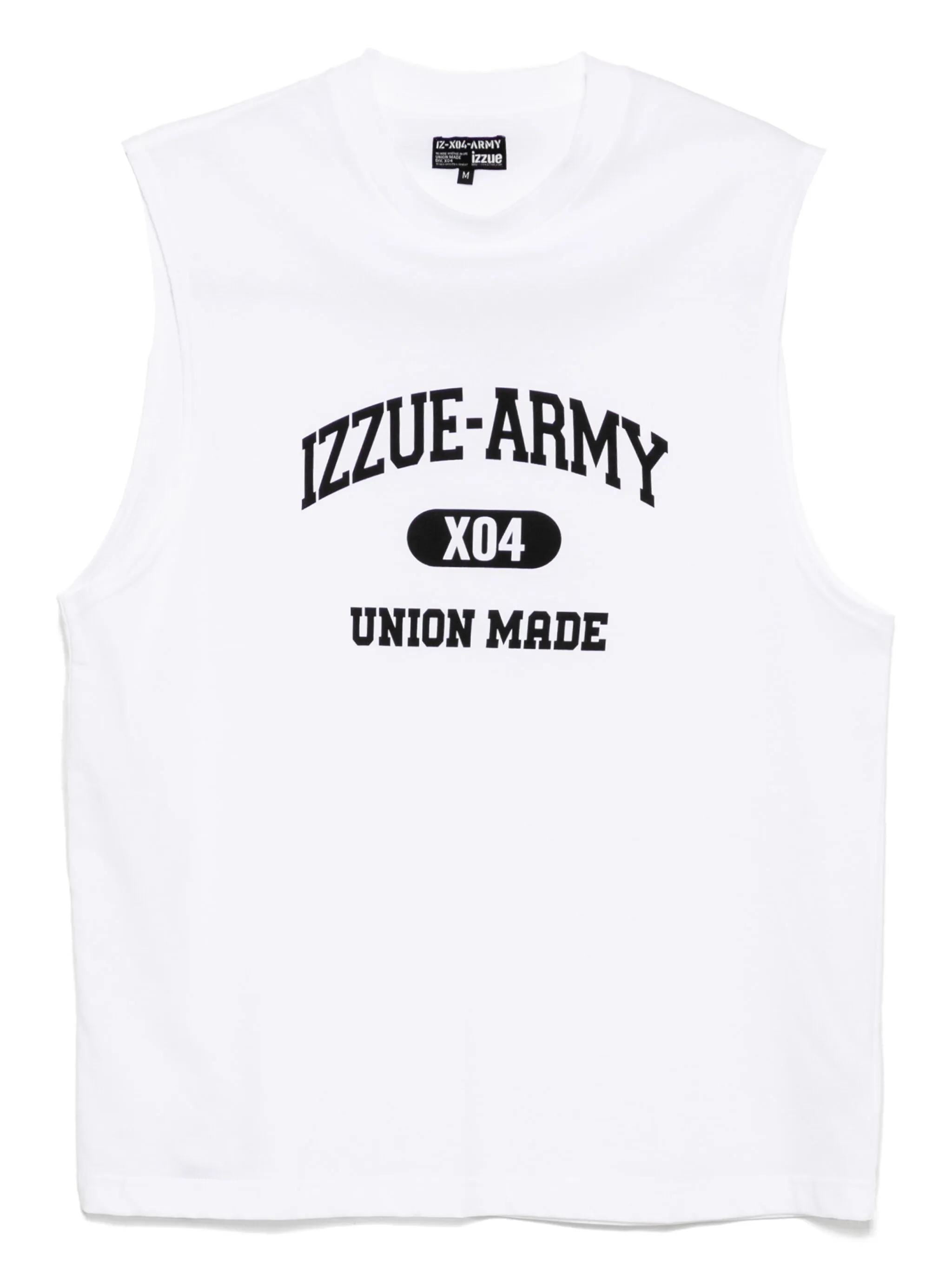 

Топ с логотипом Izzue, белый