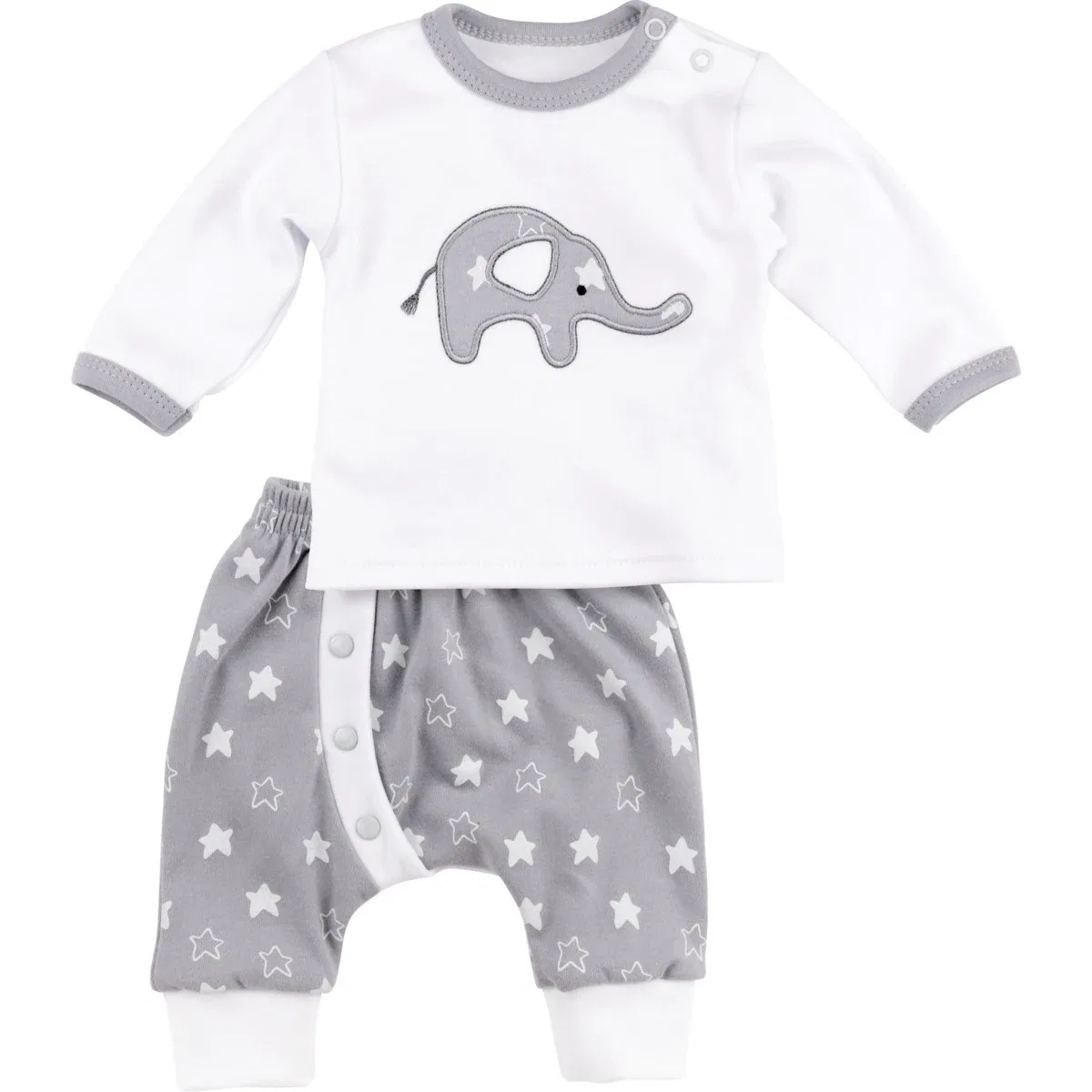 Боди для новорожденных, Little Elephant, Baby Sweets, белый — фото 3