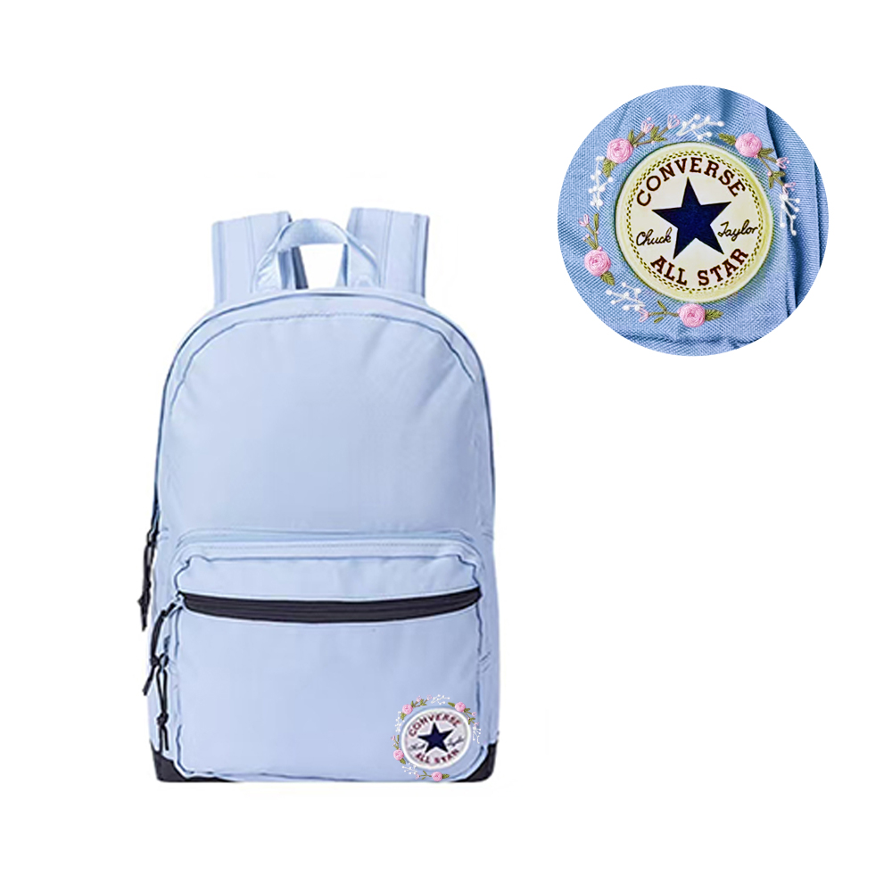 

Converse Средний рюкзак из полиэстера для женщин Light Haze Blue, Floating Green Spring