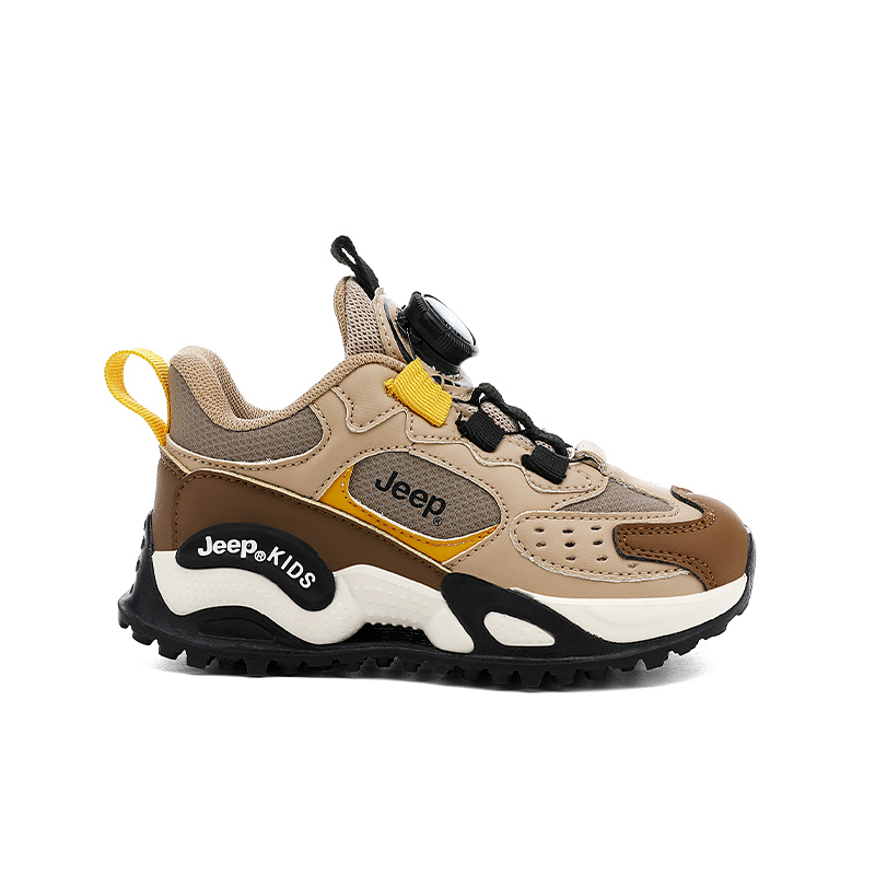 Jeep Кроссовки для бега Running Collection Cushioning, износостойкие, низкие, Mocha, детские — фото 3