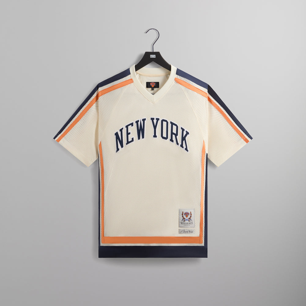 

Рубашка Kith for the New York Knicks Mesh Leon Top, цвет Sandrift