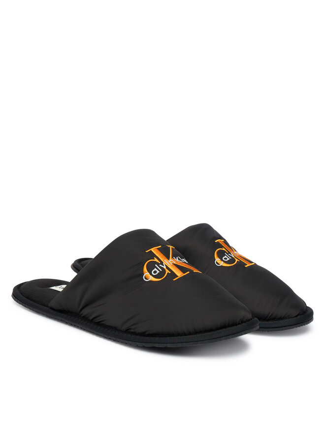 Тапочки Calvin Klein Hotel Slipper Mono Embro YM0YM01392, черный — фото 2