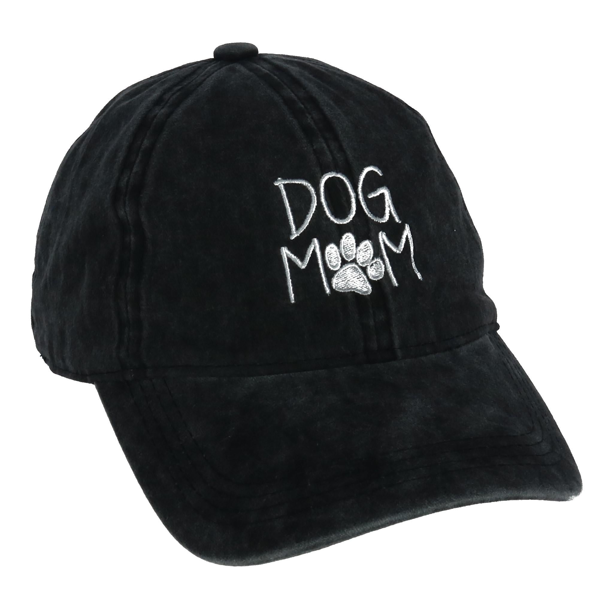 

Женская бейсболка с вышивкой Dog Mom David & Young, черный