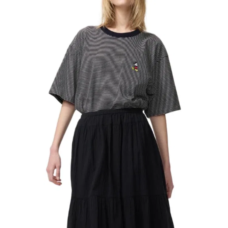 Футболка x DISHINI, LIANMINGKUAN SS26 унисекс UNIQLO, 09 Black — фото 3
