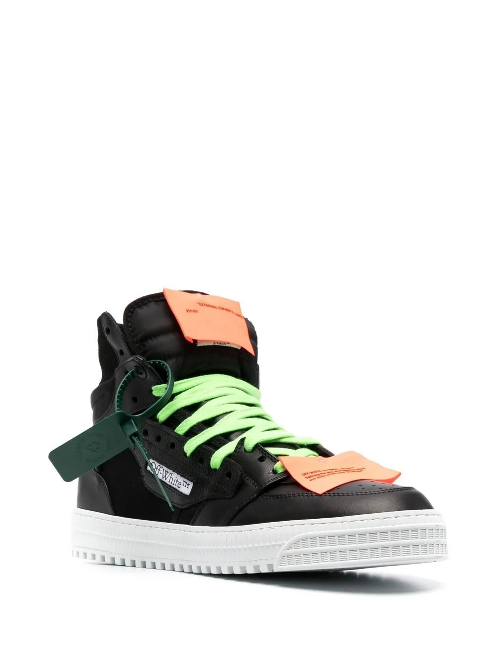 Высокие кроссовки 3.0 Off-Court Off-White, черный — фото 2