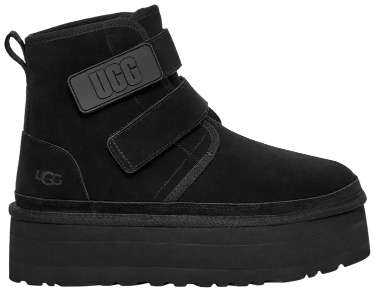 Ботинки UGG Wmns Neumel на липучке, черный
