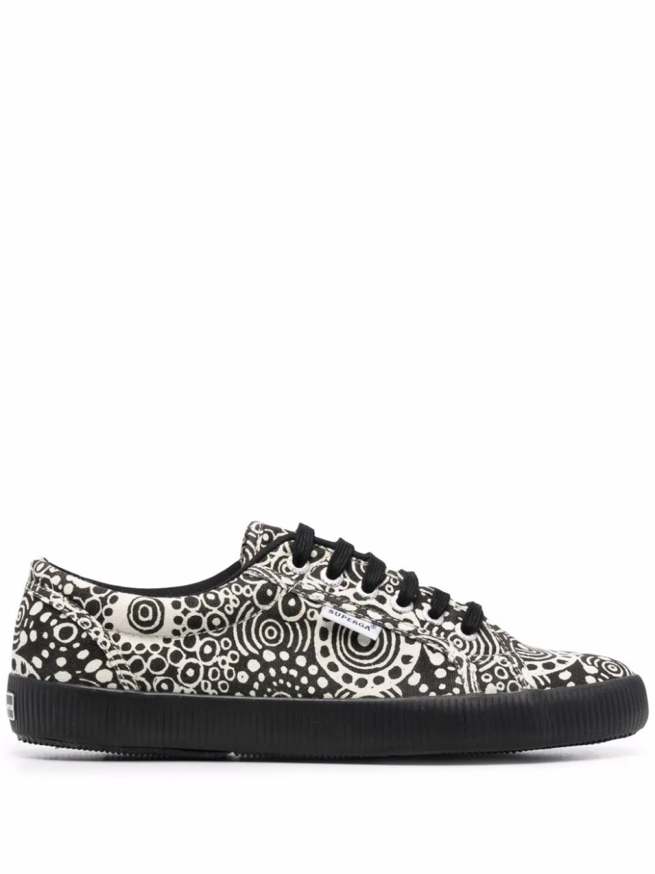 

Superga кеды с принтом, черный