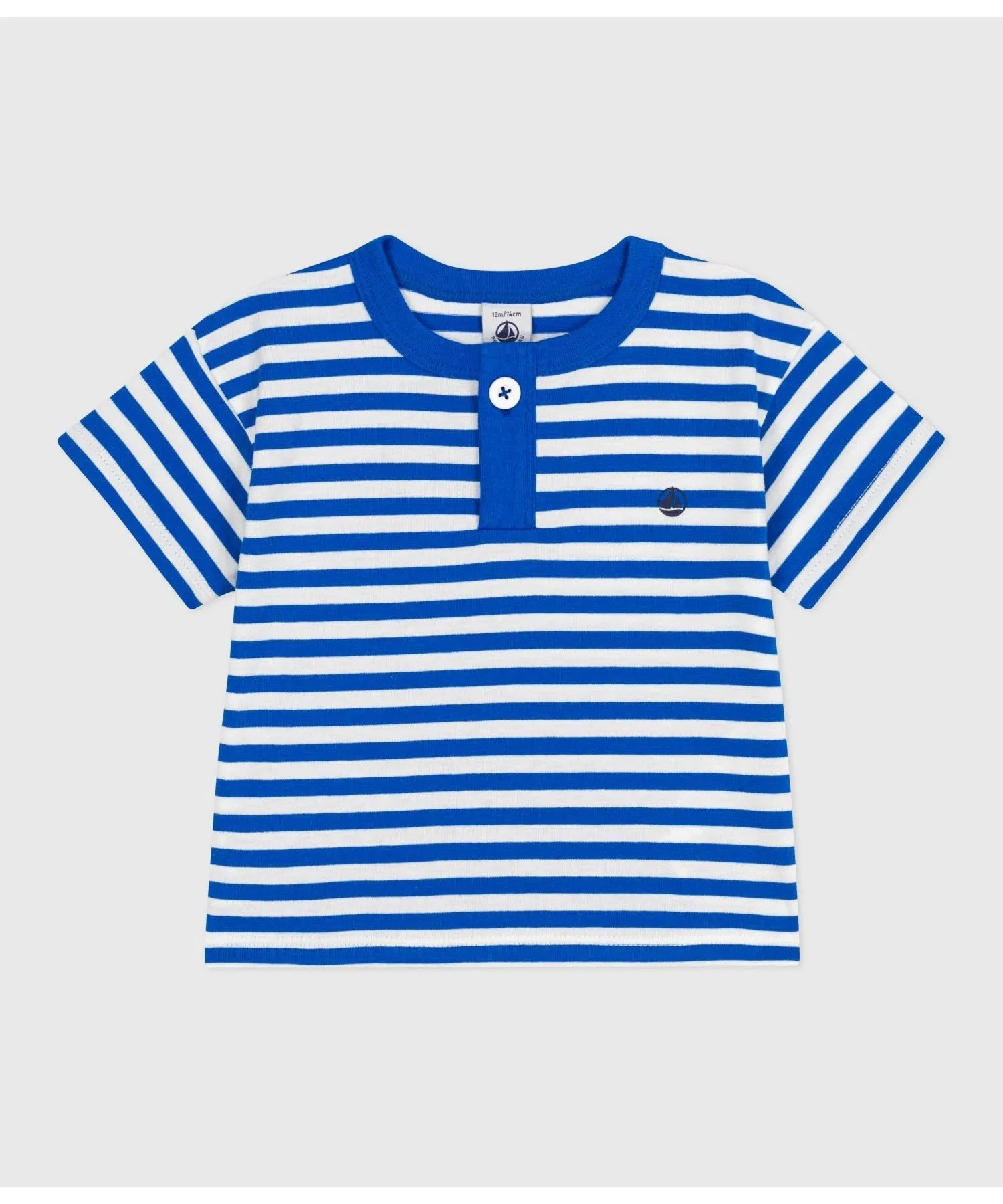 Детская футболка PETIT BATEAU с коротким рукавом и принтом